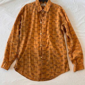 Vintage Mens Townley Long Sleeve button up Shirt